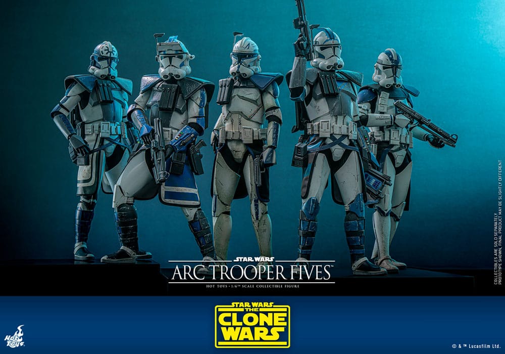 Star Wars: The Clone Wars Action Figure 1/6 Arc Trooper Fives 30cm16