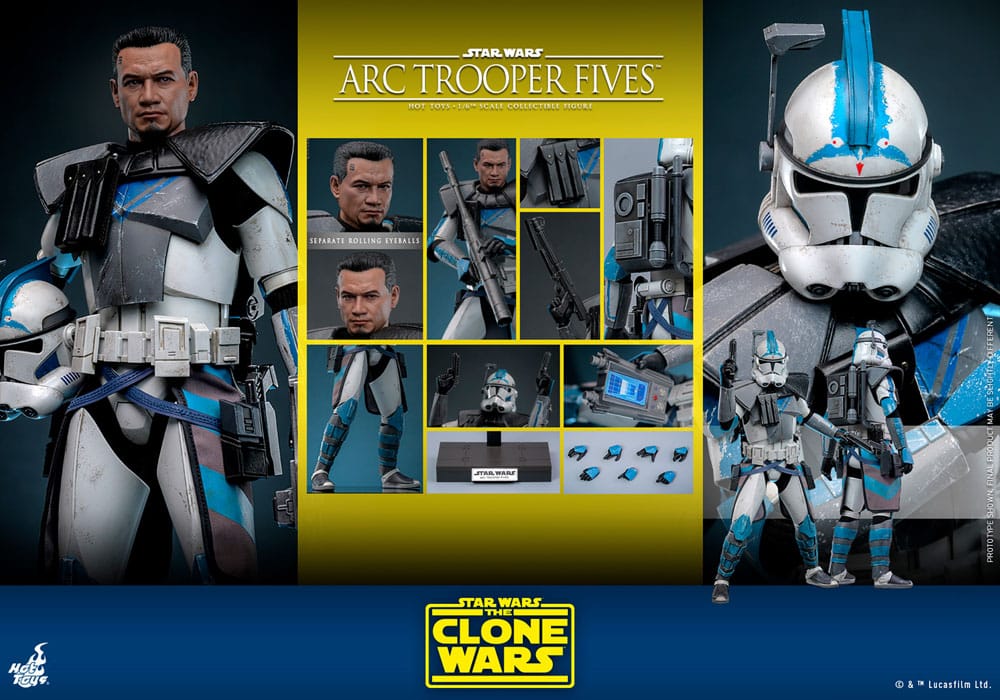Star Wars: The Clone Wars Action Figure 1/6 Arc Trooper Fives 30cm19