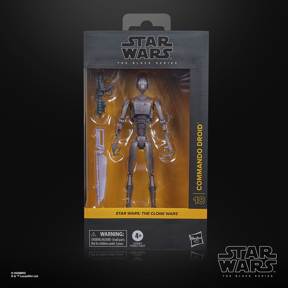Star Wars: The Clone Wars Black Series Action Figure Commando Droid 15cm2