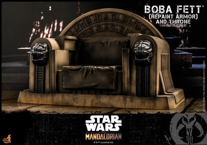 Star Wars: The Mandalorian Action Figure 1/6 Boba Fett Repaint Armor and Throne Special Edition 30cm7