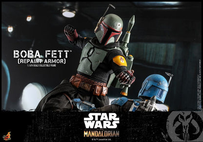 Star Wars: The Mandalorian Action Figure 1/6 Boba Fett Repaint Armor Special Edition 30cm5