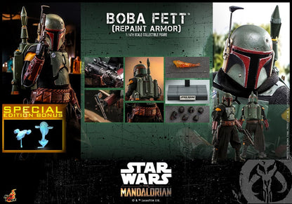 Star Wars: The Mandalorian Action Figure 1/6 Boba Fett Repaint Armor Special Edition 30cm7