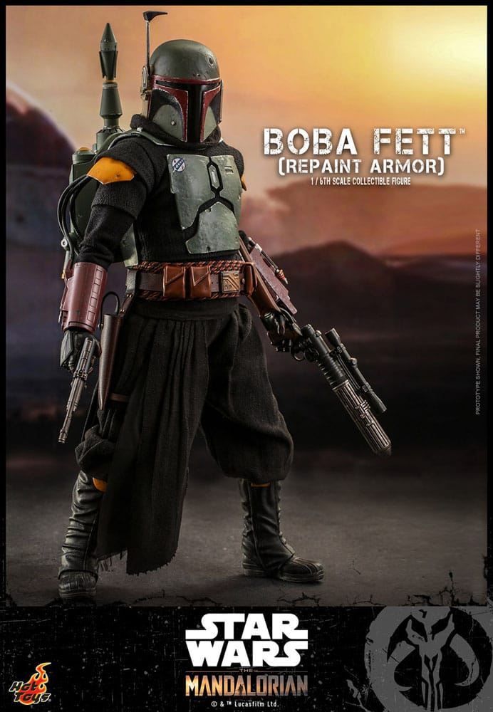 Star Wars: The Mandalorian Action Figure 1/6 Boba Fett Repaint Armor Special Edition 30cm3