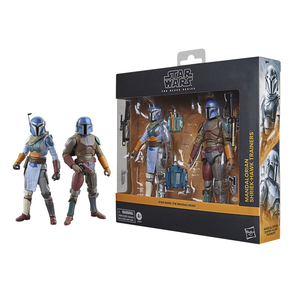 Star Wars: The Mandalorian Black Series Action Figure 2-Pack Mandalorian Shriek-Hawk Trainers 15cm3