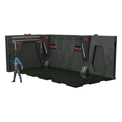 Star Wars: The Mandalorian Vintage Collection Tantive IV Hallway with Mandalorian Privateer Figure 10cm1