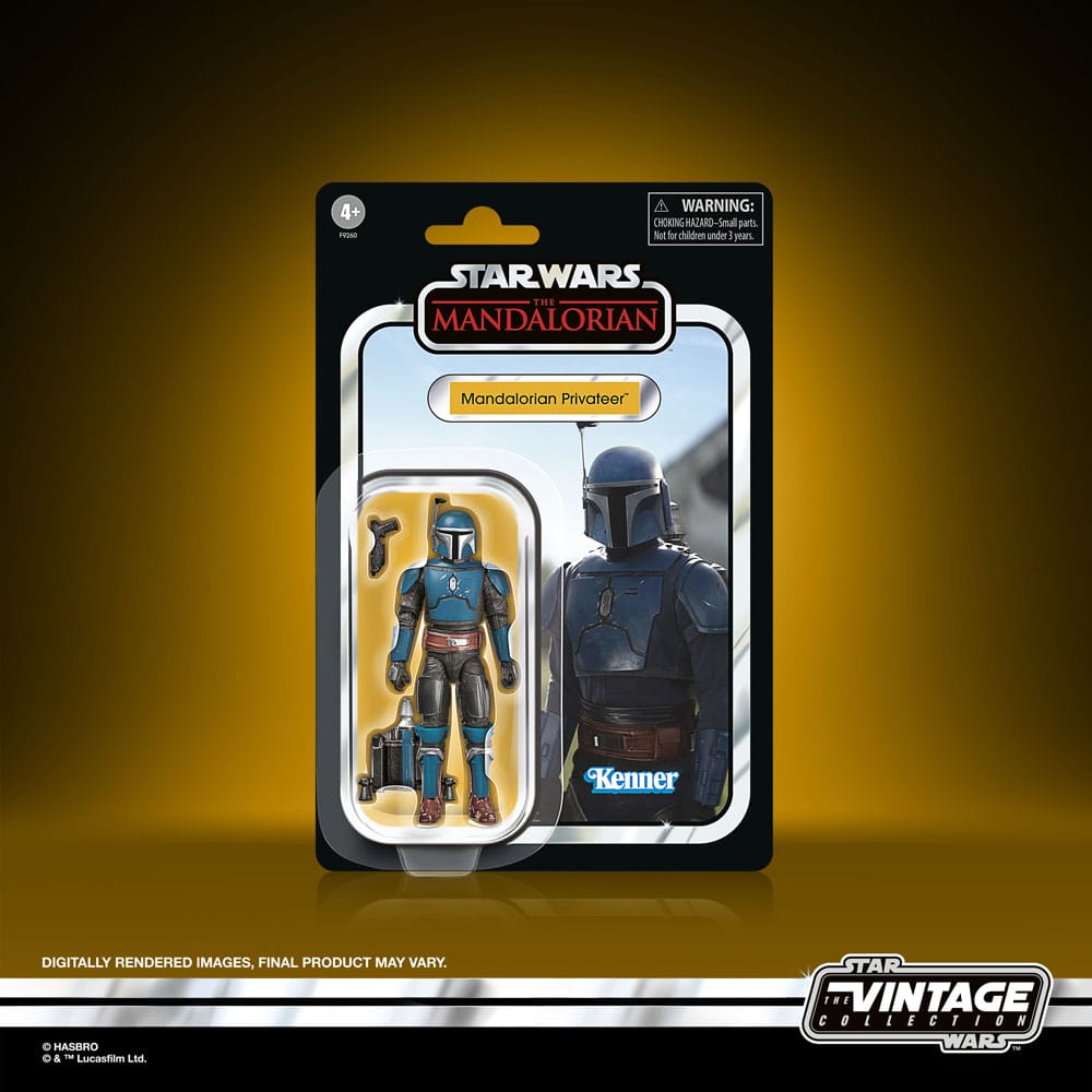 Star Wars: The Mandalorian Vintage Collection Tantive IV Hallway with Mandalorian Privateer Figure 10cm4