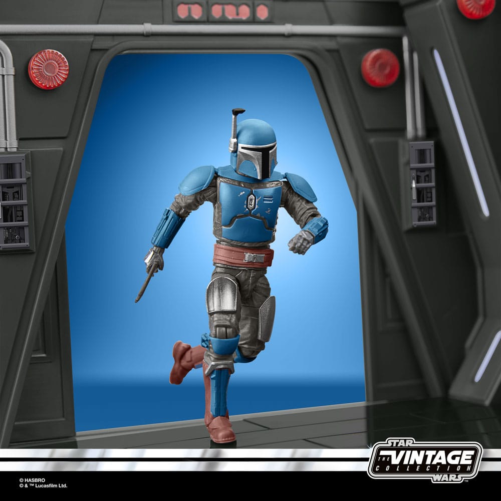 Star Wars: The Mandalorian Vintage Collection Tantive IV Hallway with Mandalorian Privateer Figure 10cm23