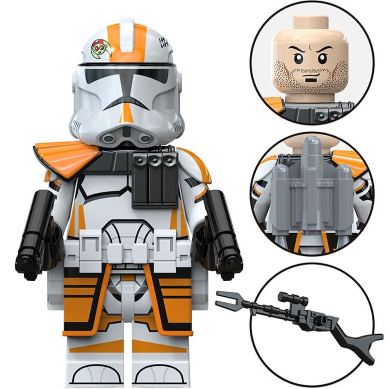 Waxer Clone Trooper Custom Star Wars Minifigure1