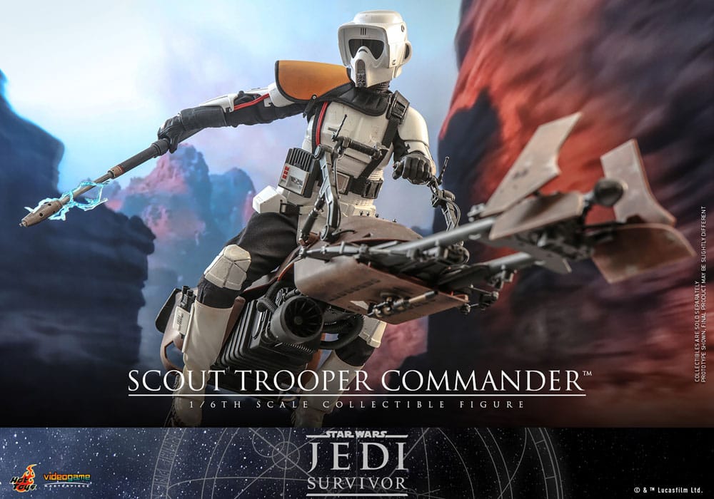 Star Wars: Jedi Survivor Videogame Masterpiece Action Figure 1/6 Scout Trooper Commander 30cm12