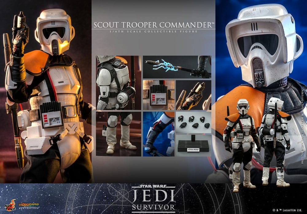 Star Wars: Jedi Survivor Videogame Masterpiece Action Figure 1/6 Scout Trooper Commander 30cm17