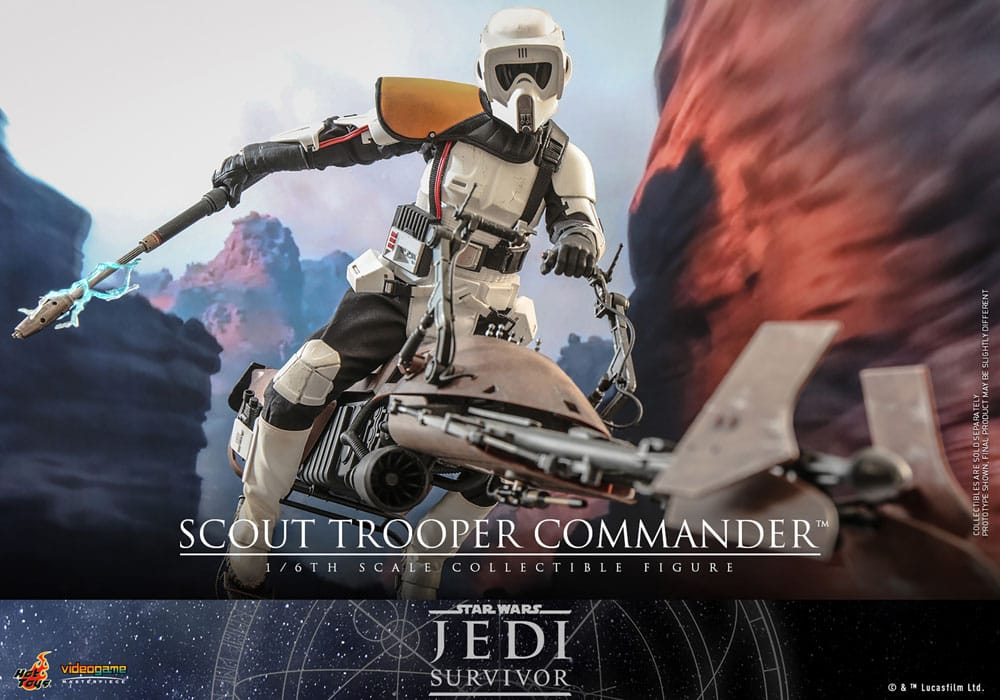 Star Wars: Jedi Survivor Videogame Masterpiece Action Figure 1/6 Scout Trooper Commander 30cm13
