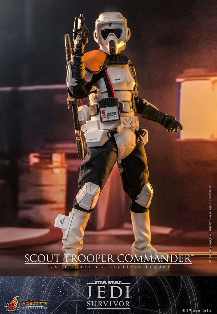Star Wars: Jedi Survivor Videogame Masterpiece Action Figure 1/6 Scout Trooper Commander 30cm5