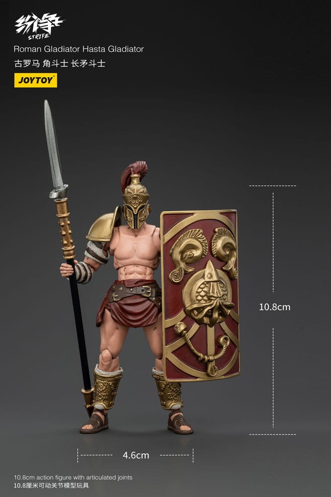 Strife Action Figure 1/18 Roman Gladiator Hasta Gladiator 11cm7