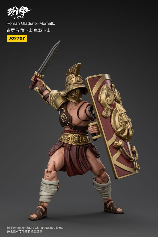 Strife Action Figure 1/18 Roman Gladiator Murmillo 11cm5