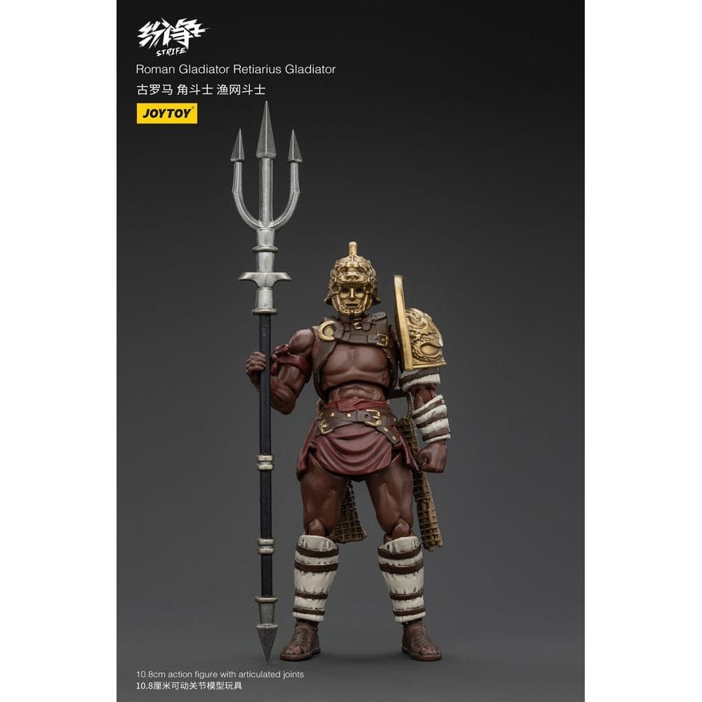 Strife Action Figure 1/18 Roman Gladiator Retiarius Gladiator 11cm1