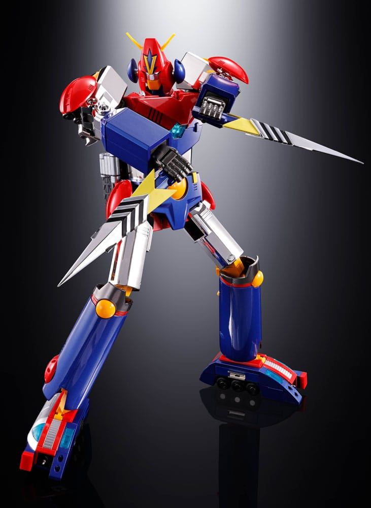 Super Electromagnetic Machine Voltes V Soul of Chogokin Diecast Action Figure GX31-SP Com-Battler V Chogokin 50th Anniversary Ver. 25cm4