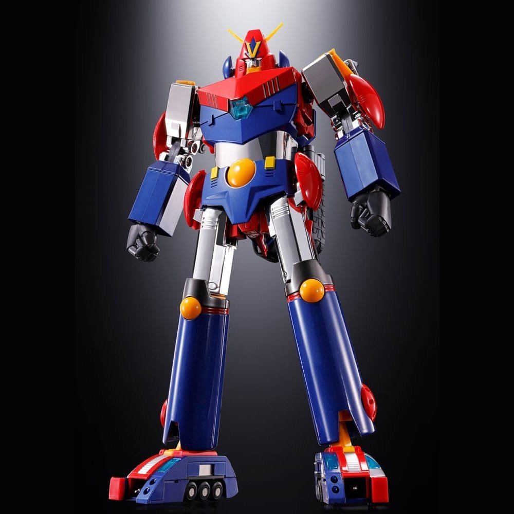 Super Electromagnetic Machine Voltes V Soul of Chogokin Diecast Action Figure GX31-SP Com-Battler V Chogokin 50th Anniversary Ver. 25cm1