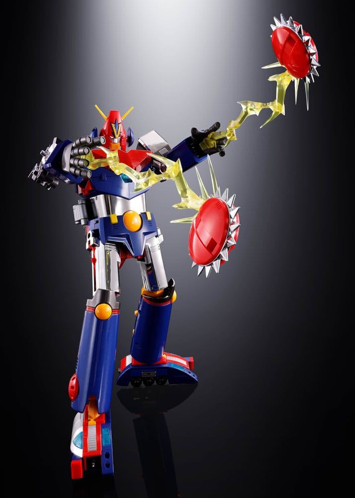 Super Electromagnetic Machine Voltes V Soul of Chogokin Diecast Action Figure GX31-SP Com-Battler V Chogokin 50th Anniversary Ver. 25cm3