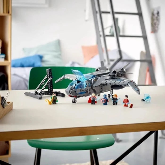 Quinjet Super Fighter Ultimate Battle Space Blocks Brick Aircraft 76248