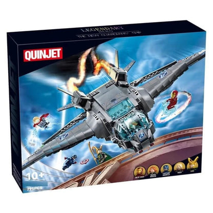 Quinjet Super Fighter Ultimate Battle Space Blocks Brick Aircraft 76248