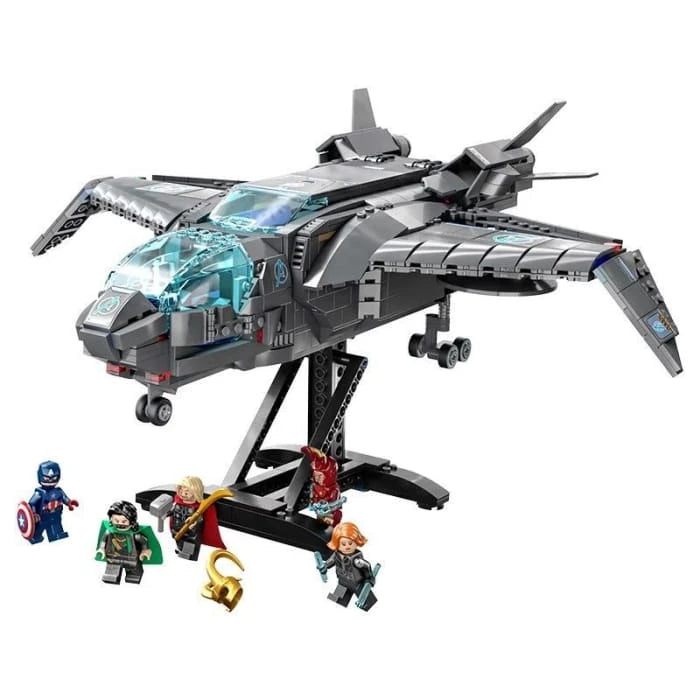 Quinjet Super Fighter Ultimate Battle Space Blocks Brick Aircraft 76248
