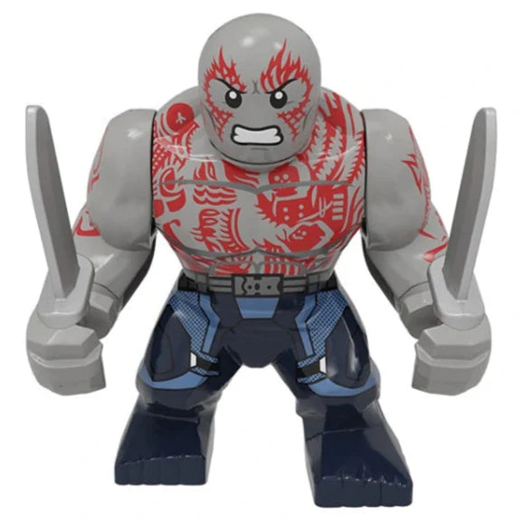Drax the Destroyer Custom Marvel Superhero Large Minifigure1