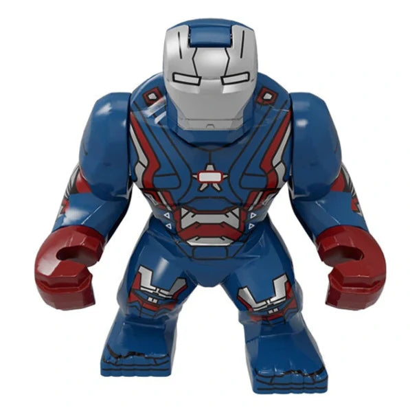 Iron Patriot Custom Marvel Superhero Large Minifigure1