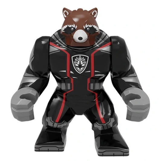 Rocket Raccoon Custom Marvel Superhero Large Minifigure1