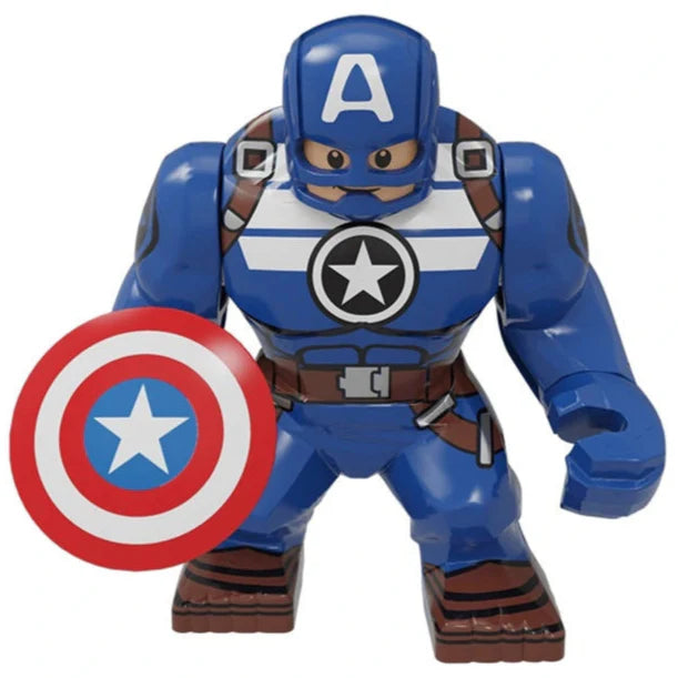 Captain America Custom Marvel Superhero Large Minifigure1
