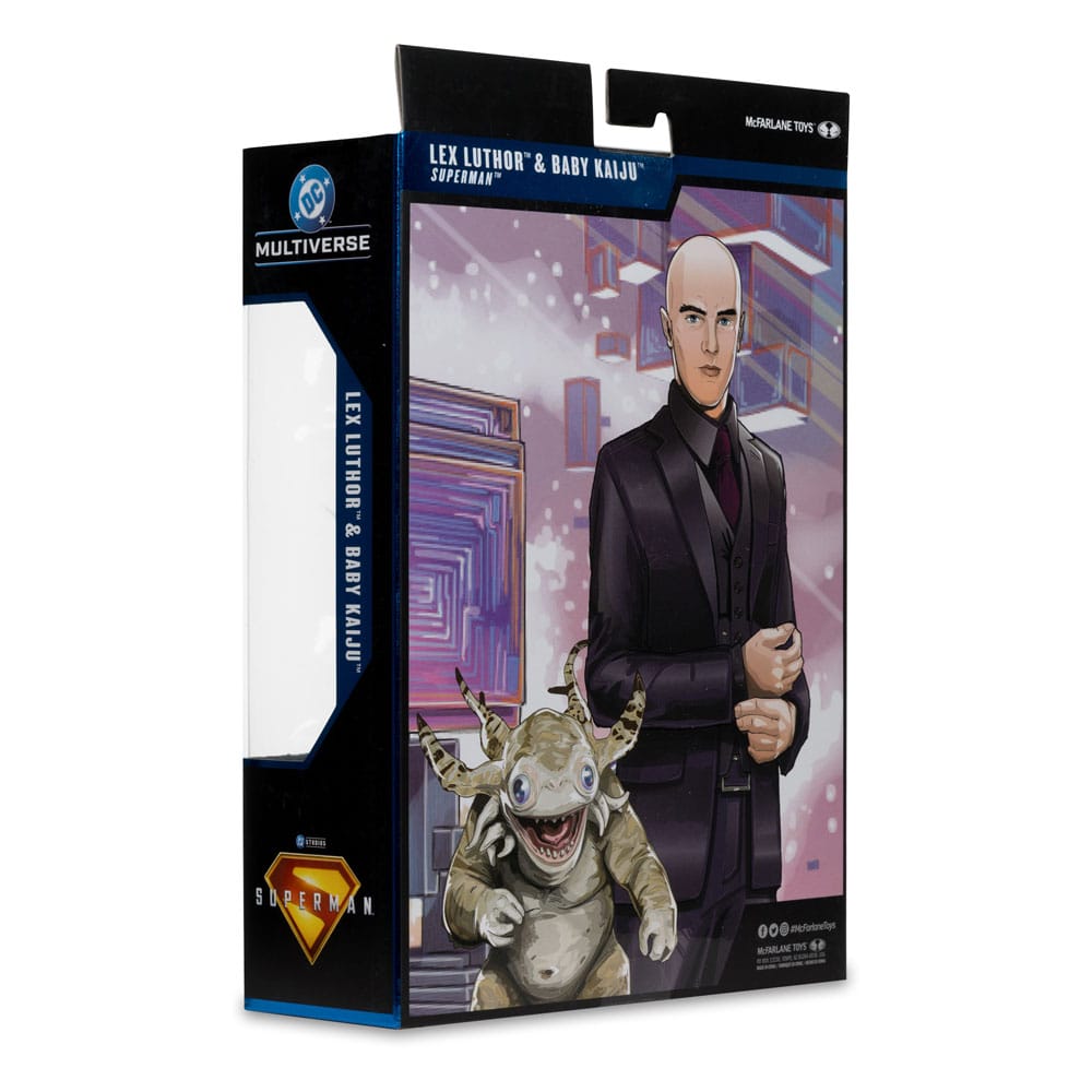 Superman (2025) DC Multiverse Deluxe Action Figure Lex Luthor with Baby Kaiju (Deluxe Theatrical Edition) 18cm9