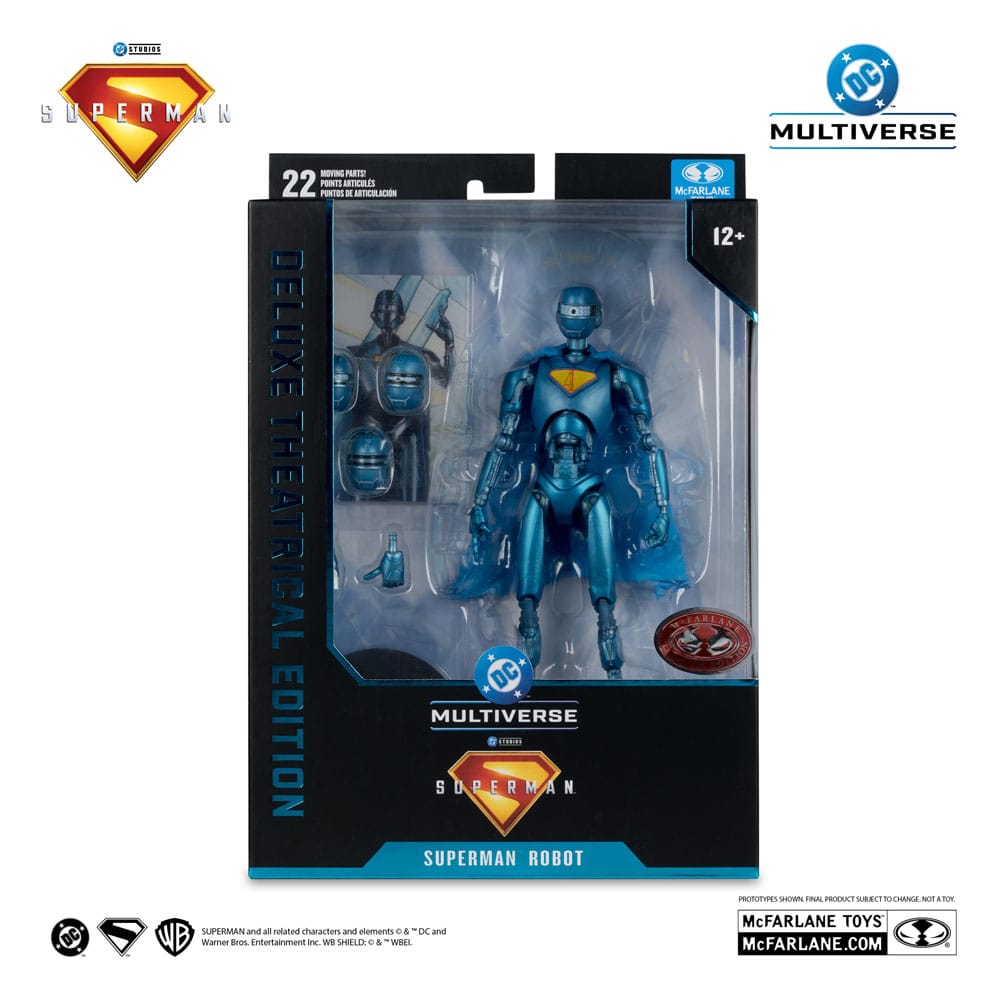 Superman (2025) DC Multiverse Deluxe Action Figure Superman Robot (Red Platinum Edition) 18cm8