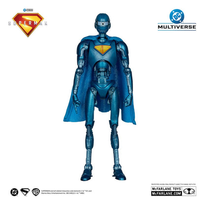 Superman (2025) DC Multiverse Deluxe Action Figure Superman Robot (Red Platinum Edition) 18cm6