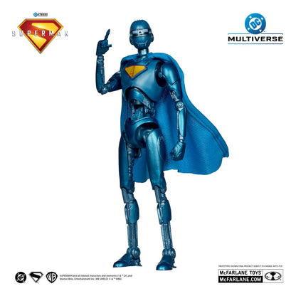 Superman (2025) DC Multiverse Deluxe Action Figure Superman Robot (Red Platinum Edition) 18cm2