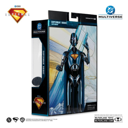Superman (2025) DC Multiverse Deluxe Action Figure Superman Robot (Red Platinum Edition) 18cm10