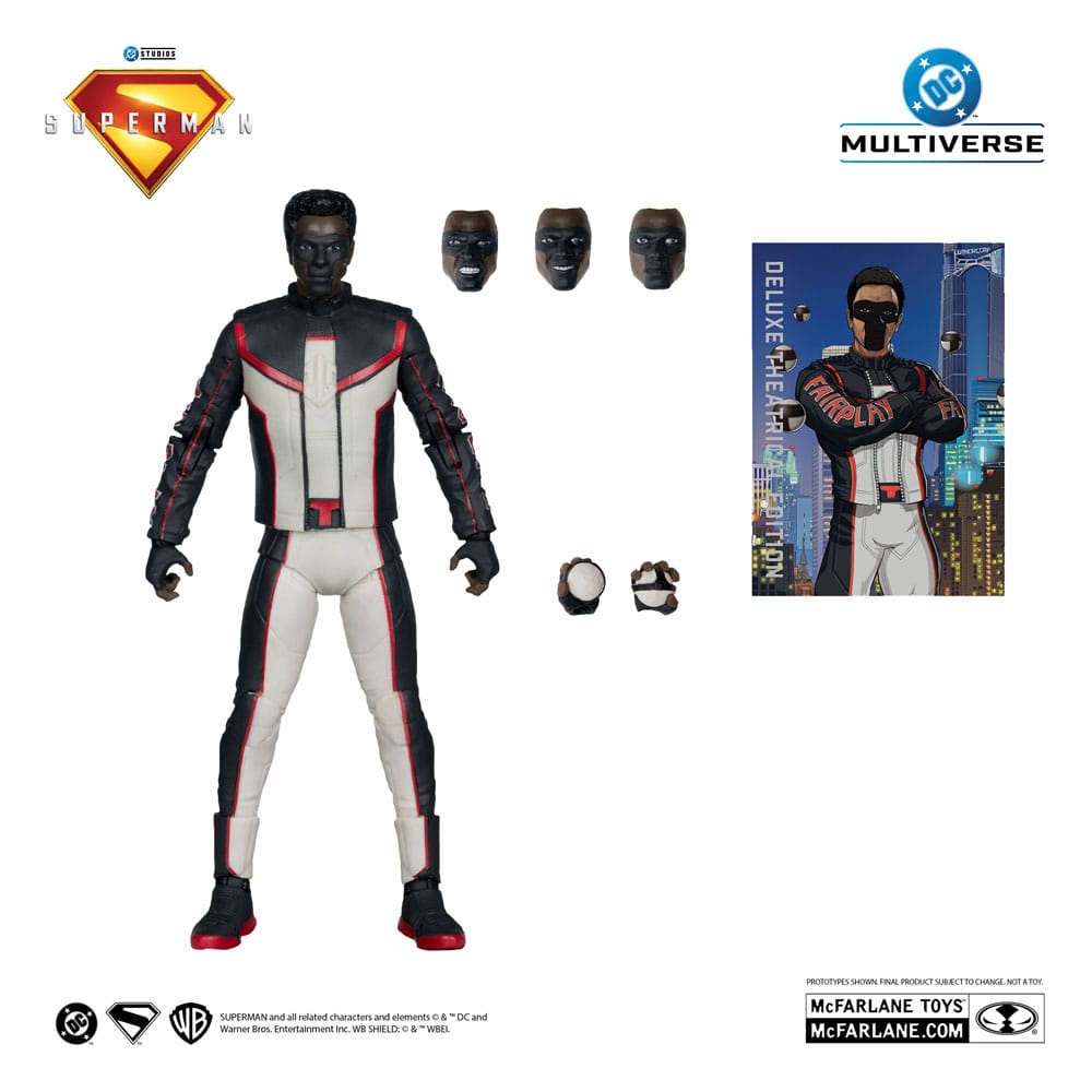 Superman (2025) DC Multiverse Deluxe Theatrical Edition Action Figure Mr. Terrific (Red Platinum Edition) 18cm3