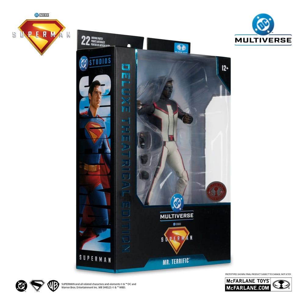 Superman (2025) DC Multiverse Deluxe Theatrical Edition Action Figure Mr. Terrific (Red Platinum Edition) 18cm8