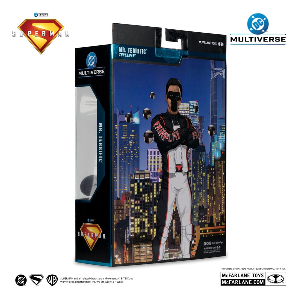 Superman (2025) DC Multiverse Deluxe Theatrical Edition Action Figure Mr. Terrific (Red Platinum Edition) 18cm9