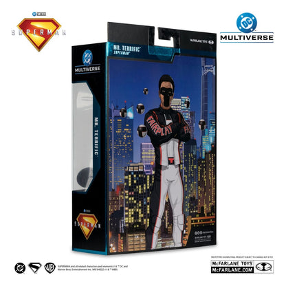 Superman (2025) DC Multiverse Deluxe Theatrical Edition Action Figure Mr. Terrific (Red Platinum Edition) 18cm9