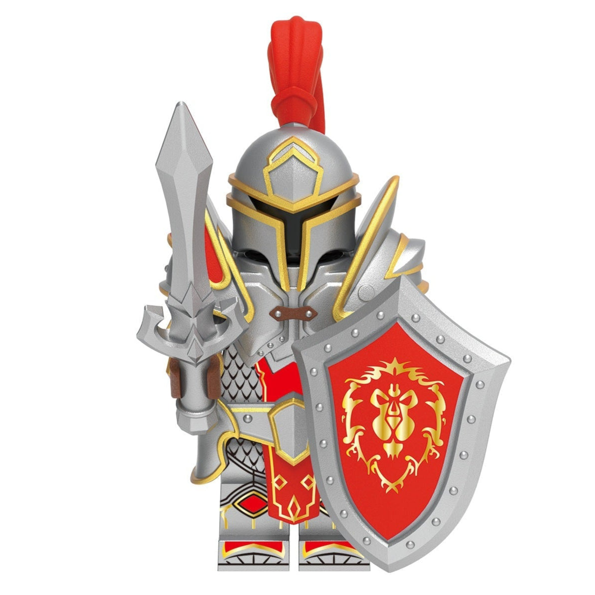 Stormwind Footman Custom World of Warcraft Minifigure1