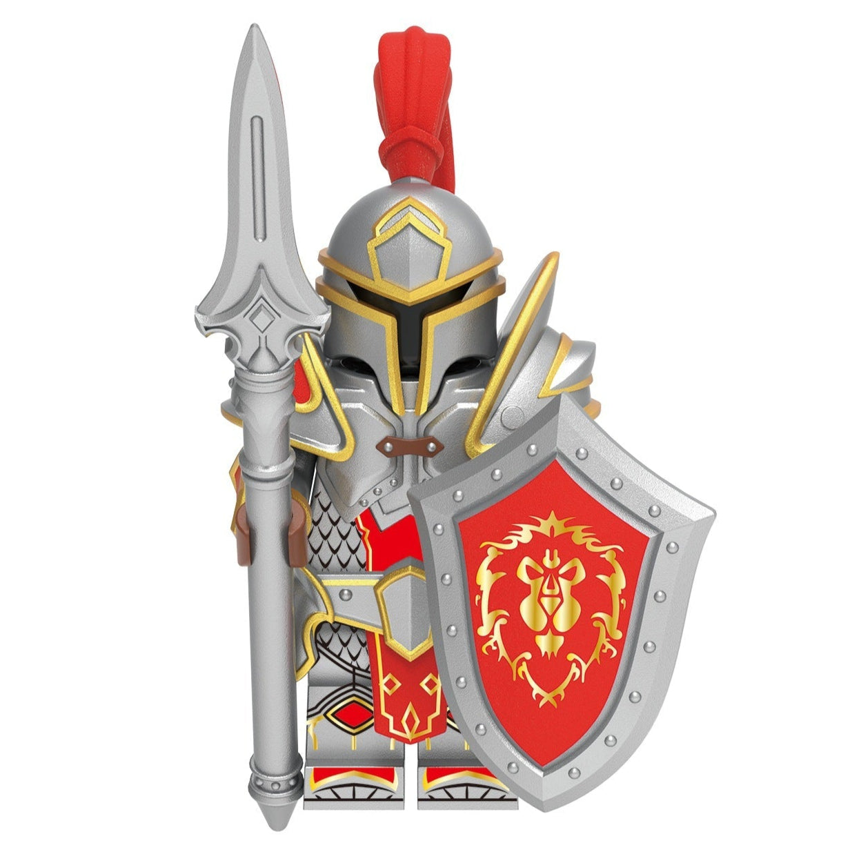 Stormwind Spearman Custom World of Warcraft Minifigure1