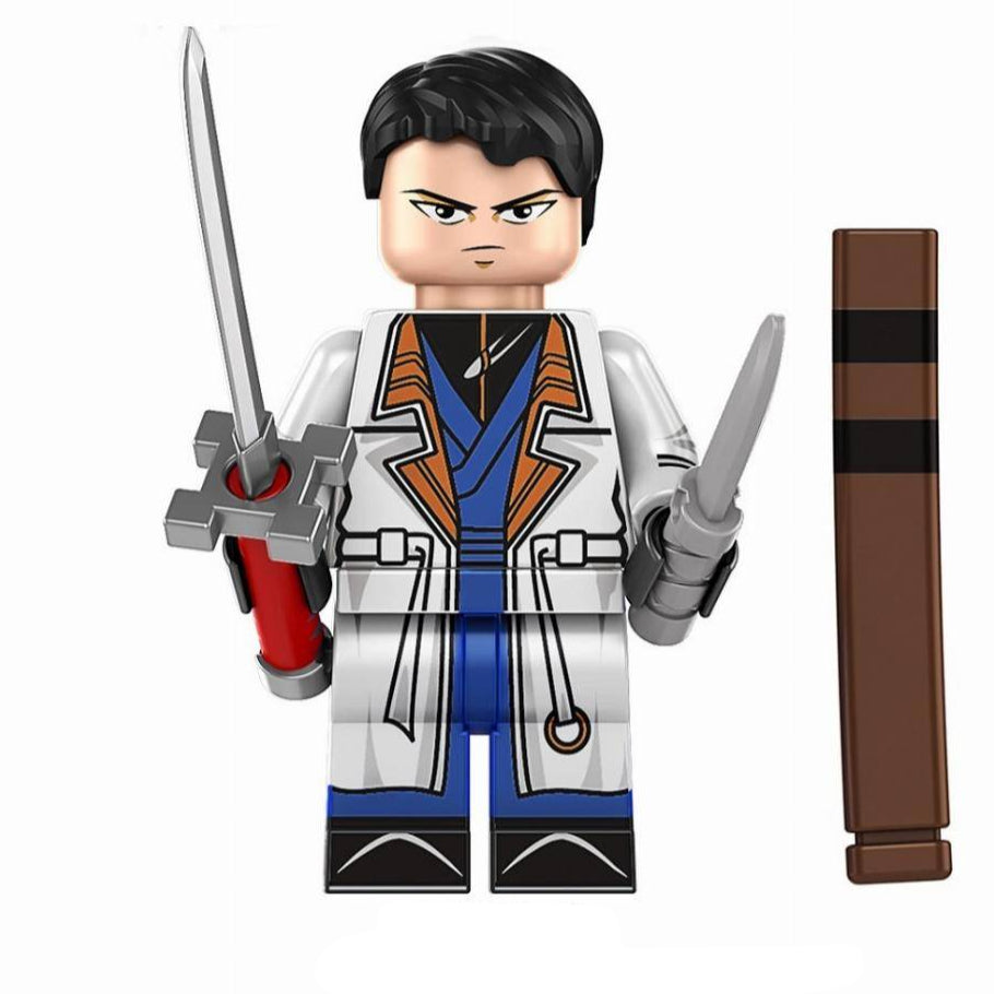 Shinomori Aoshi Custom Rurouni Kenshin Anime Minifigure1