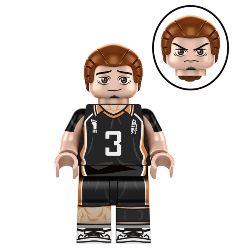 Asahi Azumane Custom Haikyu!! Anime Minifigure1