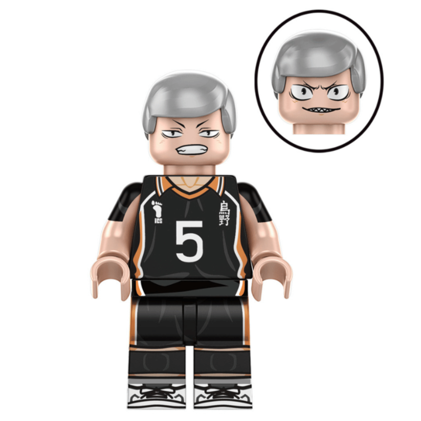 Ryunosuke Tanaka Custom Haikyu!! Anime Minifigure1