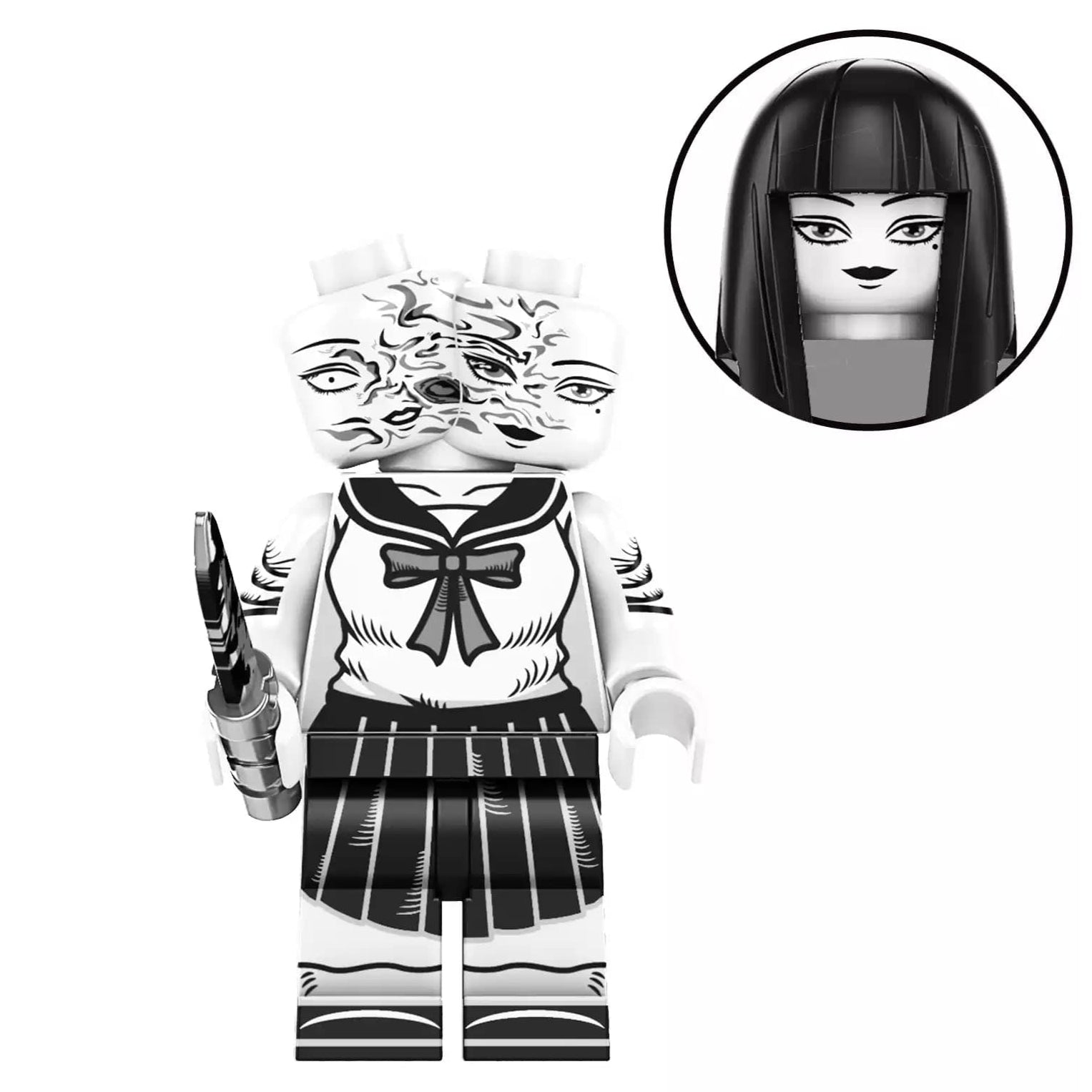 Tomie Kawakami from Junji Ito Custom Horror Anime Minifigure1