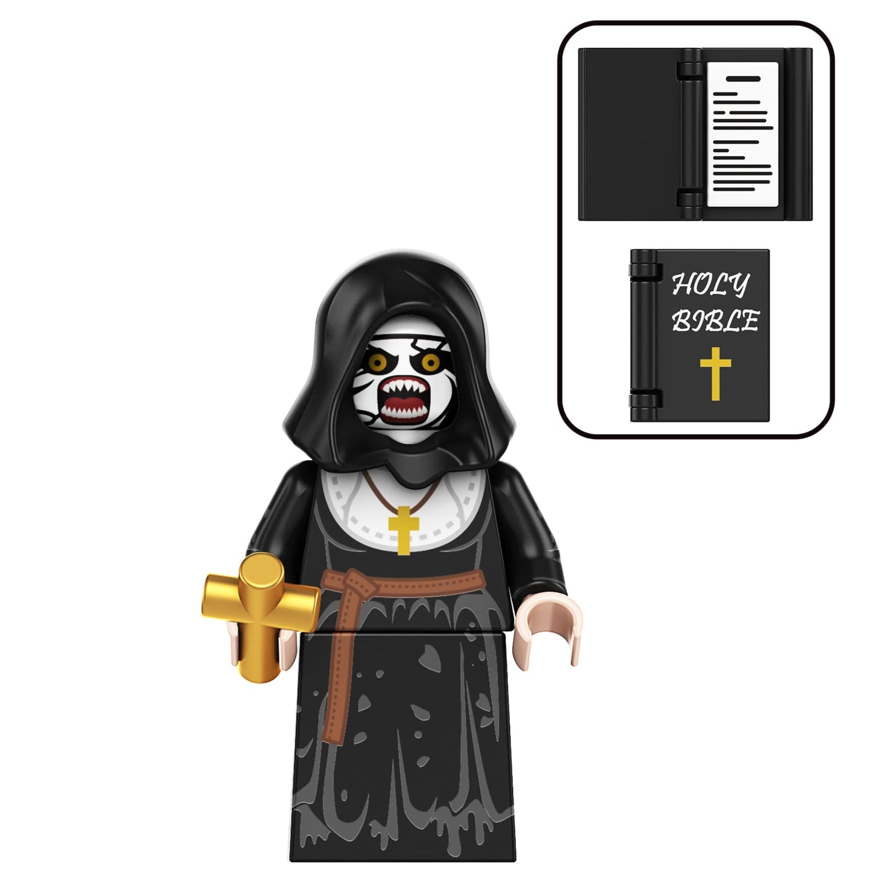 Valak Demon Nun Custom Horror Minifigure1