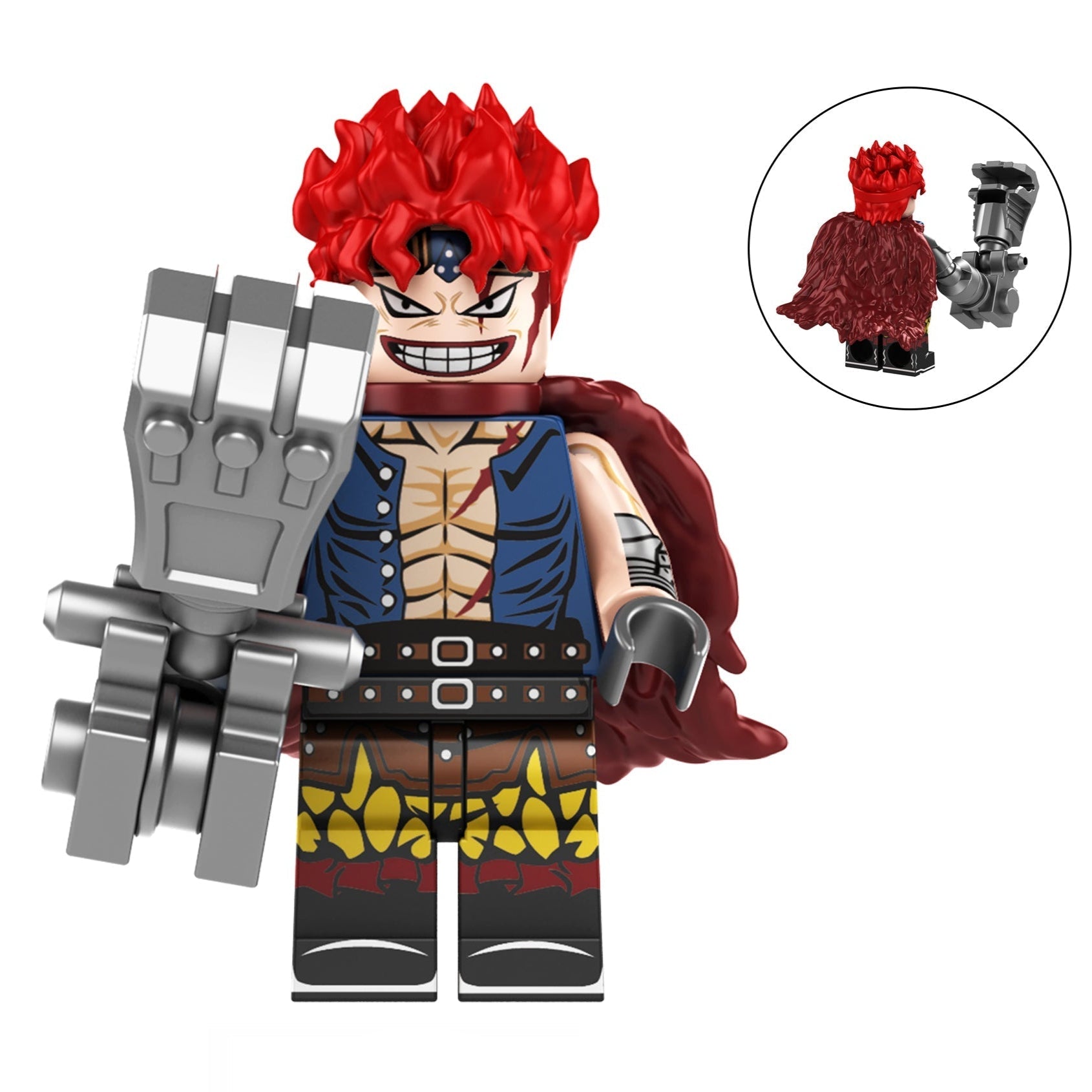 Eustass Kid Custom One Piece Anime Minifigure2