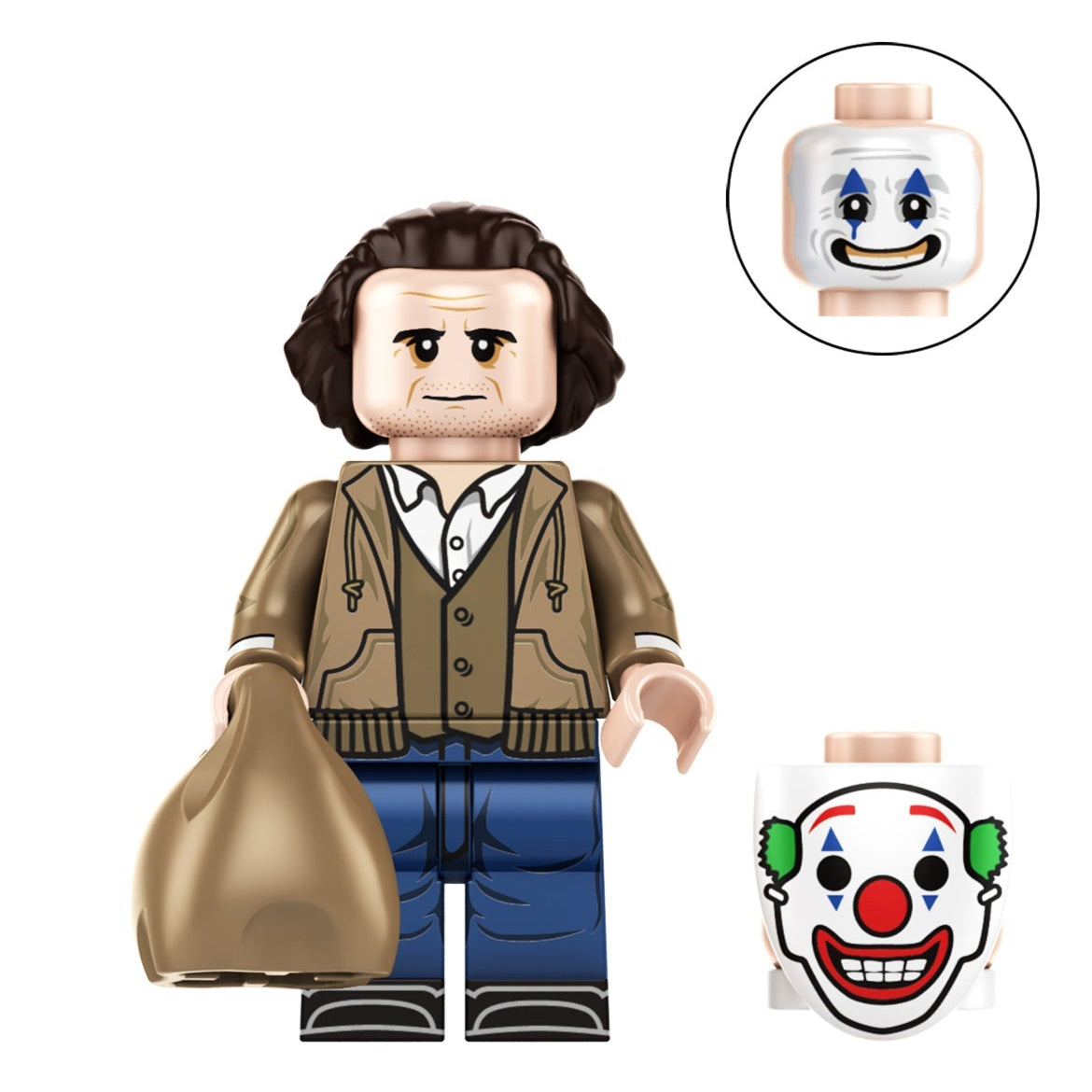 Arthur Fleck (Joker) Custom DC Supervillain Minifigure1