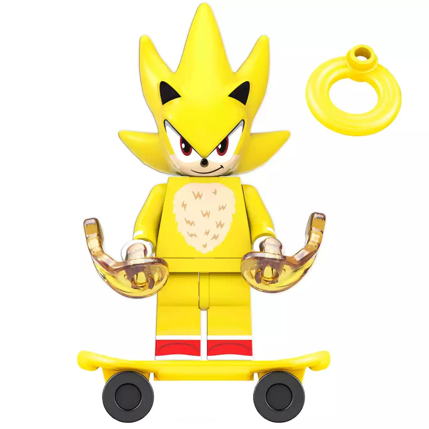 Super Sonic from Sonic the Hedgehog Custom Minifigure1