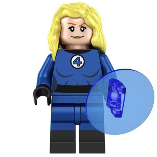 Invisible Woman (F4) Custom Marvel Superhero Minifigure