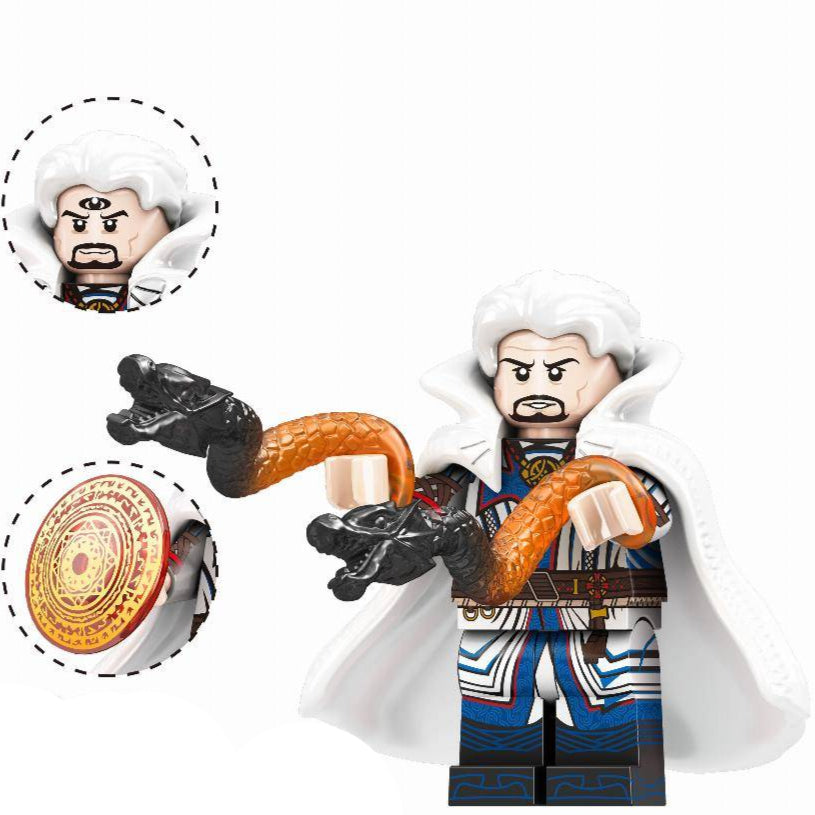 Doctor Strange (White) Custom Marvel Superhero Minifigure